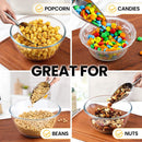 18 oz (approx. 510.3 g) Stainless Steel Fridge Ice Scoop – Dishwasher safe metal scoop with long handle for ice makers, buckets, dog food, flour, and jars – perfect for bars, parties, and weddings