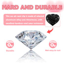 4PCS Heart-Shaped Car Vent Clips with Rhinestone,Bling Air Vent Clips Car Decorations,Premium Shiny Car Clips for Vents Accessories Interior (Black)