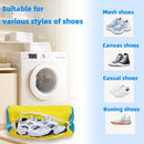 Shoe Washer Bag Laundry Shoe Bag for Washer & Dryer, Reusable 2 Pack Sneaker Cleaning Bag, 360° Deep Cleaning Machine for All Shoe Types with Self-Locking Zipper