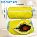 Shoe Washer Bag Laundry Shoe Bag for Washer & Dryer, Reusable 2 Pack Sneaker Cleaning Bag, 360° Deep Cleaning Machine for All Shoe Types with Self-Locking Zipper