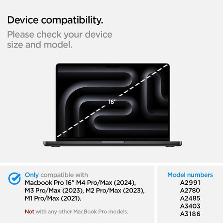 Easy On/Off Magnetic 360° Privacy Screen Filter, Compatible with MacBook Pro 16