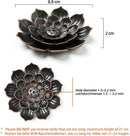 3 Pack Brass Lotus Incense Holder, Incense Sticks Burner, Incense Ash Catcher