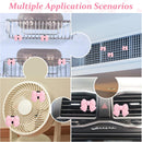 6pcs Pink Bow Car Vent Clamp, Cute Air Freshener Clamp, Pink Bow Auto Accessories, Coquette Air Air Conditioning Vent Decoration, Indoor Girl Car Accessories for Women Car Truck Suv
