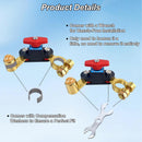 Car Battery Power Cut-off Switch Circuit Breaker, Adjustable Pure Copper Stable Transmission High Conductivity 12v-24v Disconnect Switch Smart Car Truck Boat RV Supplies