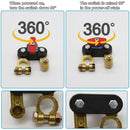 Car Battery Power Cut-off Switch Circuit Breaker, Adjustable Pure Copper Stable Transmission High Conductivity 12v-24v Disconnect Switch Smart Car Truck Boat RV Supplies