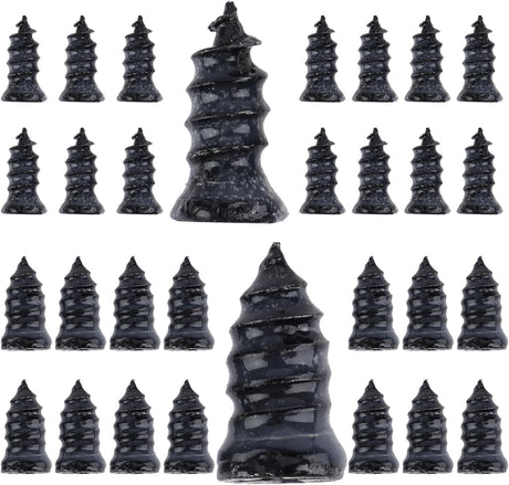 30 PCS Tire Repair Screws, Vacuum Tire Plug Kit Spiral Rubber Nails, Tire Plug Screw Type Quick Tool Spin Tire Plug, Car, Truck, Motorcycle Tire Puncture Repair