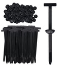200 Pcs Nylon Universal Cable Buckle for Car - Self-Locking & Easy Installation Zipper Clamp Pin & Button Design - UV Resistant Zipper Tie Tie for Quick and Easy Car Everyday Repair