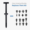 200 Pcs Nylon Universal Cable Buckle for Car - Self-Locking & Easy Installation Zipper Clamp Pin & Button Design - UV Resistant Zipper Tie Tie for Quick and Easy Car Everyday Repair