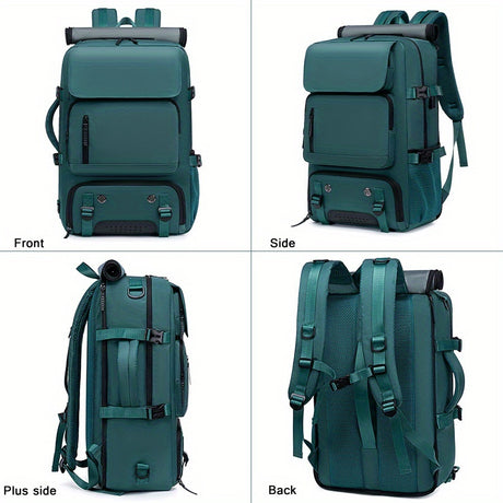 18.1-inch Easy-Travel Bag (46×30×16 cm): Four carrying modes in one bag, with independent shoe compartment and freely switchable hidden shoulder straps.(light gray）