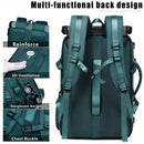 18.1-inch Easy-Travel Bag (46×30×16 cm): Four carrying modes in one bag, with independent shoe compartment and freely switchable hidden shoulder straps.(Army green）