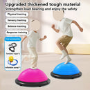Hemisphere Trainer – Portable Inflatable Balance Trainer, specifically designed for core training, yoga, rehabilitation, and Pilates, equipped with a stable base. Suitable for home gyms, fitness centers, and physical conditioning.（BLUE）