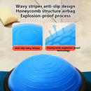 Hemisphere Trainer – Portable Inflatable Balance Trainer, specifically designed for core training, yoga, rehabilitation, and Pilates, equipped with a stable base. Suitable for home gyms, fitness centers, and physical conditioning.（BLUE）