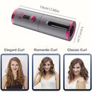 USB LCD Wireless Charging Automatic Portable Hair Curler Smart Home Personal Care Appliance Mini Hair Curling Iron, Stylish Design, Multiple Colors Available