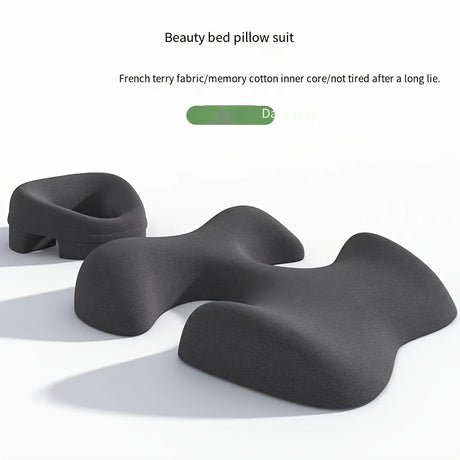 Comfort Zoning, No Fatigue—Ergonomic Beauty Bed Pillow Set（dark gray）