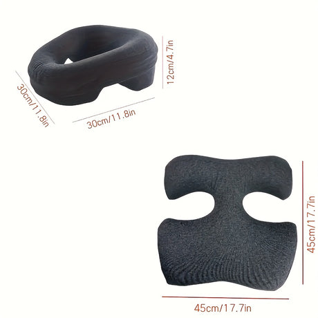 Comfort Zoning, No Fatigue—Ergonomic Beauty Bed Pillow Set（dark gray）