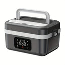 Electric Heating Insulated Lunch Box | 304 Stainless Steel Portable Insulated Storage Container, Suitable for Office, Camping, Picnics | Compact Insulated Food Container with Charging Function, No Water Needed(white)