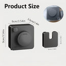 Gray Wall-Mounted Adjustable Clothes Hanger, Space-Saving Laundry Organizer