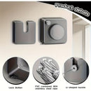 Gray Wall-Mounted Adjustable Clothes Hanger, Space-Saving Laundry Organizer