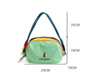 Dopamine Color-Block Cross-Body Bag Travel Bag Fashion Accessory Trendy Bag - Navy - Size routine