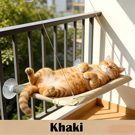 Discover Window-Mounted Cat Hammock – Cozy Sun Lounger for Australian Cats in Cat Furniture. • Ultra-soft, breathable fabric for year-round comfort in Australia
