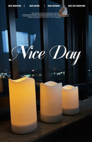 Outdoor LED Candle Battery Operated Candle Patio Decor Garden Lighting Balcony