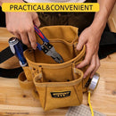 Leather Tool Pouch Tool Storage Australia Adjustable Belt Tool Pouch Fine - Yellow - Size regular