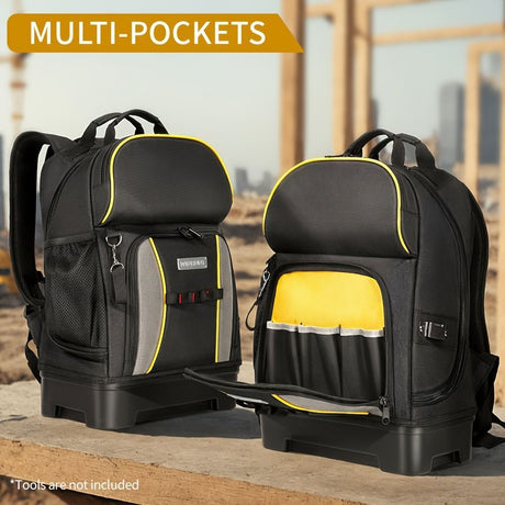 Travel Backpack Oxford Fabric Backpack Durable Backpack Spacious Backpack - Black - Size regular
