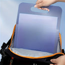 13-Pocket Accordion File Folder — A4 Portable Vertical Folding Organizer with Index Tabs, Suitable for School, Office, Student, and Professional Document Organization, Made of High-Clarity Waterproof Material, Expandable Multi-Functional File Pouch（PURPLE