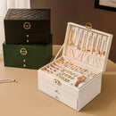 Pink High-end Jewelry Storage Box for Necklaces, Earrings, Ear Studs, Bracelets, Rings, Exquisite Accessories, Gold, and Jewelry – Large Capacity, Ideal as a Gift for Mother’s Day, Father’s Day, Teacher’s Day, Halloween, Thanksgiving, and Christmas.