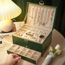 Pink High-end Jewelry Storage Box for Necklaces, Earrings, Ear Studs, Bracelets, Rings, Exquisite Accessories, Gold, and Jewelry – Large Capacity, Ideal as a Gift for Mother’s Day, Father’s Day, Teacher’s Day, Halloween, Thanksgiving, and Christmas.
