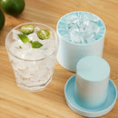 1 pc pink Silicone Ice Cube Cup – Freezable & Reusable Ice Maker, Perfect for Home, Bar, Pub, Club, and Outdoor Summer Drinks in Light Blue, Ideal for Cocktails and Fresh Fruit Infusions