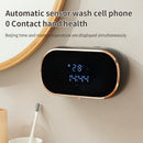 Upgraded Infrared Sensing, Extra-Large Battery for Extended Usage, Three-Level Foam Volume Adjustment, Ultra-Fine Foam Hand Soap Dispenser（black）
