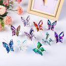 brown powder**"Crystal Wing Radiance" | 5.5cm Gradient Crystal Butterfly Sculpture — Poetry Captured in a Moment, an Eternal Gift Illuminating Space and Heart**