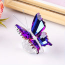 green fruit butterfly**"Crystal Wing Radiance" | 5.5cm Gradient Crystal Butterfly Sculpture — Poetry Captured in a Moment, an Eternal Gift Illuminating Space and Heart**