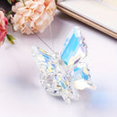 Colorful butterflies**"Crystal Wing Radiance" | 5.5cm Gradient Crystal Butterfly Sculpture — Poetry Captured in a Moment, an Eternal Gift Illuminating Space and Heart**