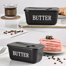 GREEN **Food-Grade PP Large Butter Keeper with Cutting Blade | Airtight, Drying-Resistant, Easy to Slice – Long-Lasting Freshness, Your Kitchen & Baking Essential Helper**