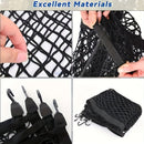 High-elasticity truck bed net, cargo net for pickup truck bed, stretchable mesh organizer for pickup truck trunk bed, suitable for daily light loads in trucks