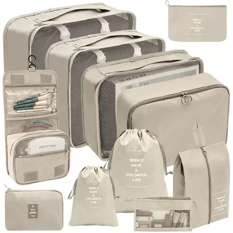 Black Friday Special Offer! 8-piece Travel Storage Bag - The perfect Christmas gift, say goodbye to messy luggage.