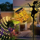 A pcs Christmas-Themed Outdoor Solar String Lights | Waterproof & Durable with Smart Light Sensor | Ideal for Garden/Balcony/Window Decoration & Party/Festival Atmosphere
