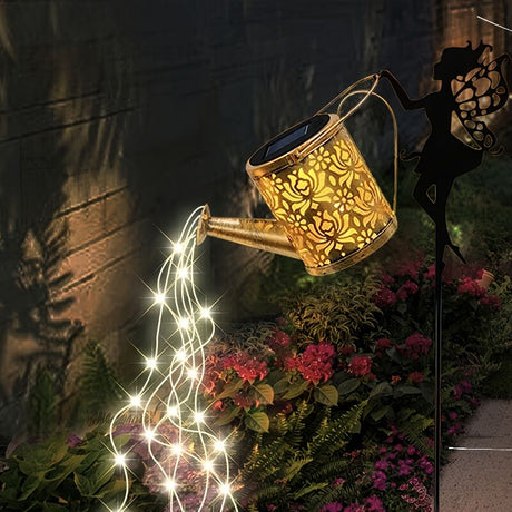 A pcs Christmas-Themed Outdoor Solar String Lights | Waterproof & Durable with Smart Light Sensor | Ideal for Garden/Balcony/Window Decoration & Party/Festival Atmosphere