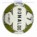 A local gold color matching size5 football, PU fitting material, Christmas Boxing Day gift, including pump+air needle+net bag set,soccer