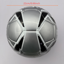 A mirror football with black and white color matching, professional anti-slip and wear-resistant design, exclusive football for fans, three-piece set with net bag, air needle and air pump, the best prize in campus competition, and a sports gift from fathe