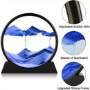 Flowing Sand Art: Adjustable Speed, New Scenery with Every Turn, Calming and Pleasing to the Eye(PURPLE)
