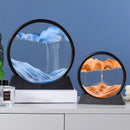 Flowing Sand Art: Adjustable Speed, New Scenery with Every Turn, Calming and Pleasing to the Eye(PURPLE)