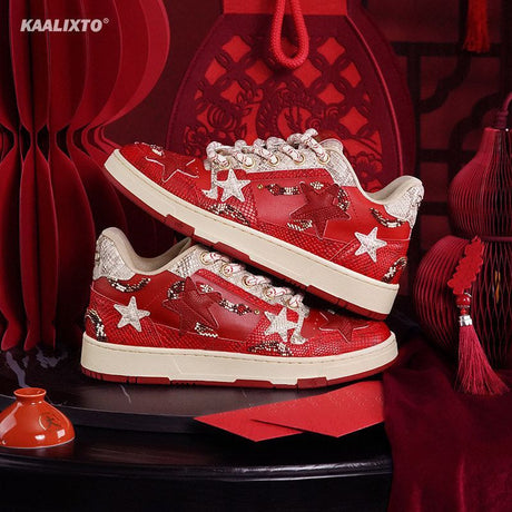 Canvas Shoes Casual Sneakers Lightweight Footwear Breathable Shoes Australian - Red - Size 6(AU6/EU39)