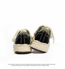 Canvas Sneakers Platform Sneakers Height-Increasing Shoes Unisex Casual Shoes - Black and white - Size 6(AU6/EU39)