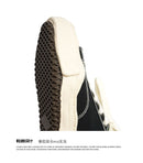 Canvas Sneakers Platform Sneakers Height-Increasing Shoes Unisex Casual Shoes - Black and white - Size 6(AU6/EU39)