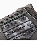 Leopard Print Sneakers Platform Chunky Shoes High-Top Casual Shoes Unisex - Gray pigeon - Size 13(AU13/EU46)