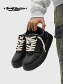 Bread Shoes Chunky Sneakers Casual Sneakers Australia Height Increasing Shoes - Black - Size 6(AU6/EU39)