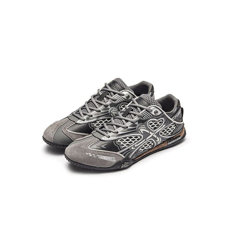 Man-four-leaf clover shoes, hollow men's shoes, casual men's shoes, breathable shoes, Australian men's footwear - Cloud - white - Size 7(AU7/EU40)